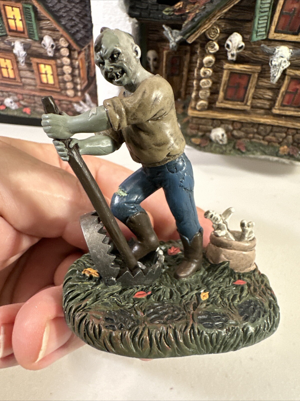 Dept. 56 Halloween 2020 Haunted Huntsman House Boxed Set of 4pcs. Silver Series