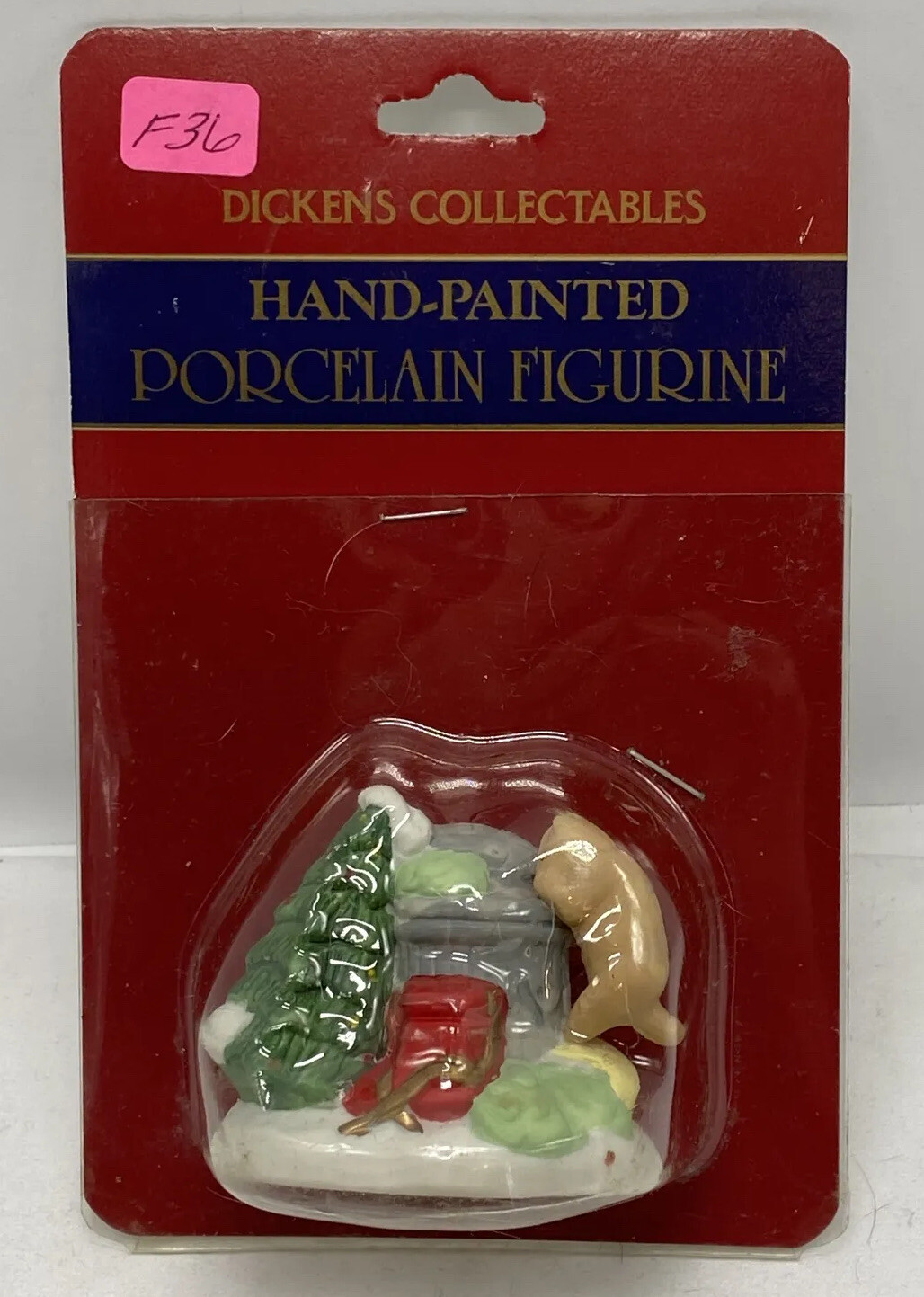 Dickens Collectables Christmas Village Accessory CAT Dollhouse F36