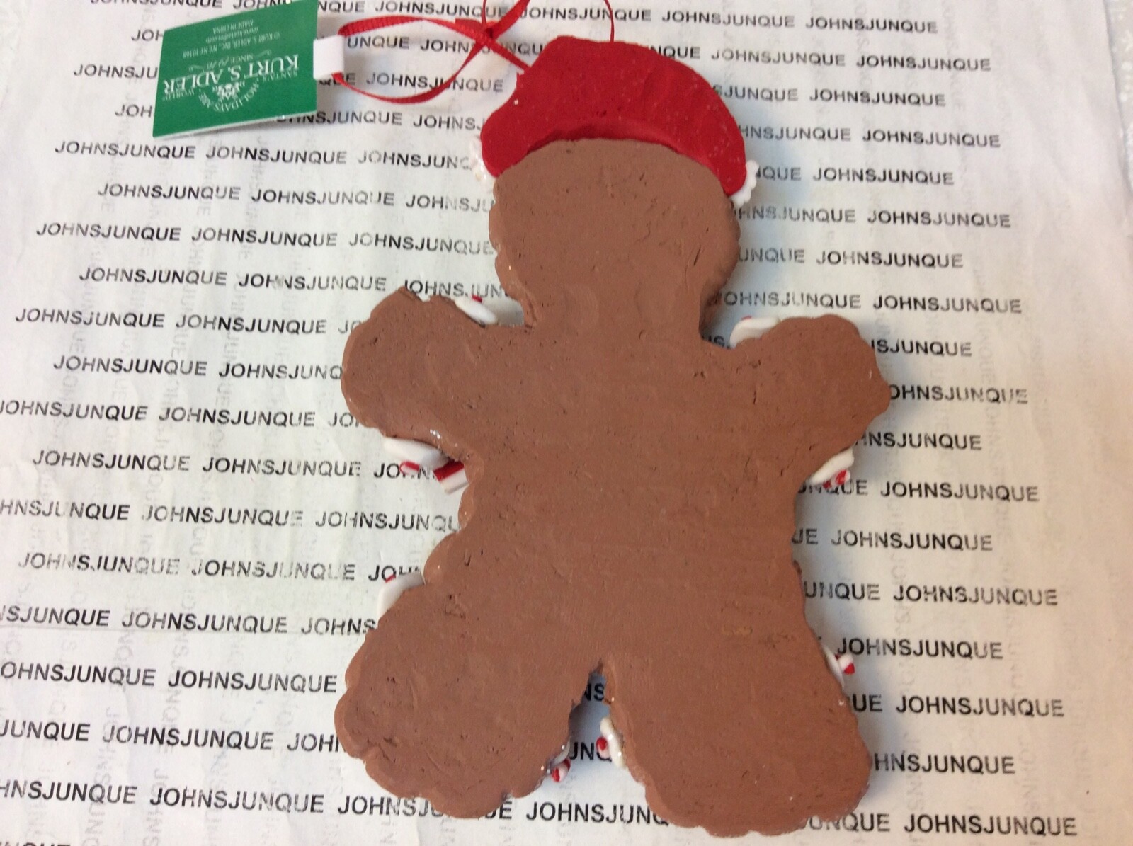 KURT ADLER GINGERBREAD LADY ORNAMENT New with tag 5.5 inches long Hangs Up!