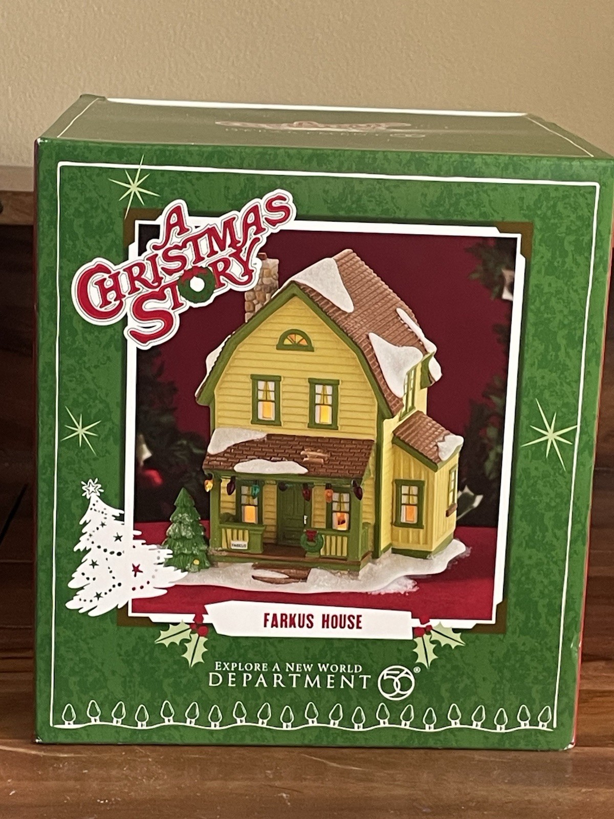 Department 56 A Christmas Story Farkus House Rare Unused Condition
