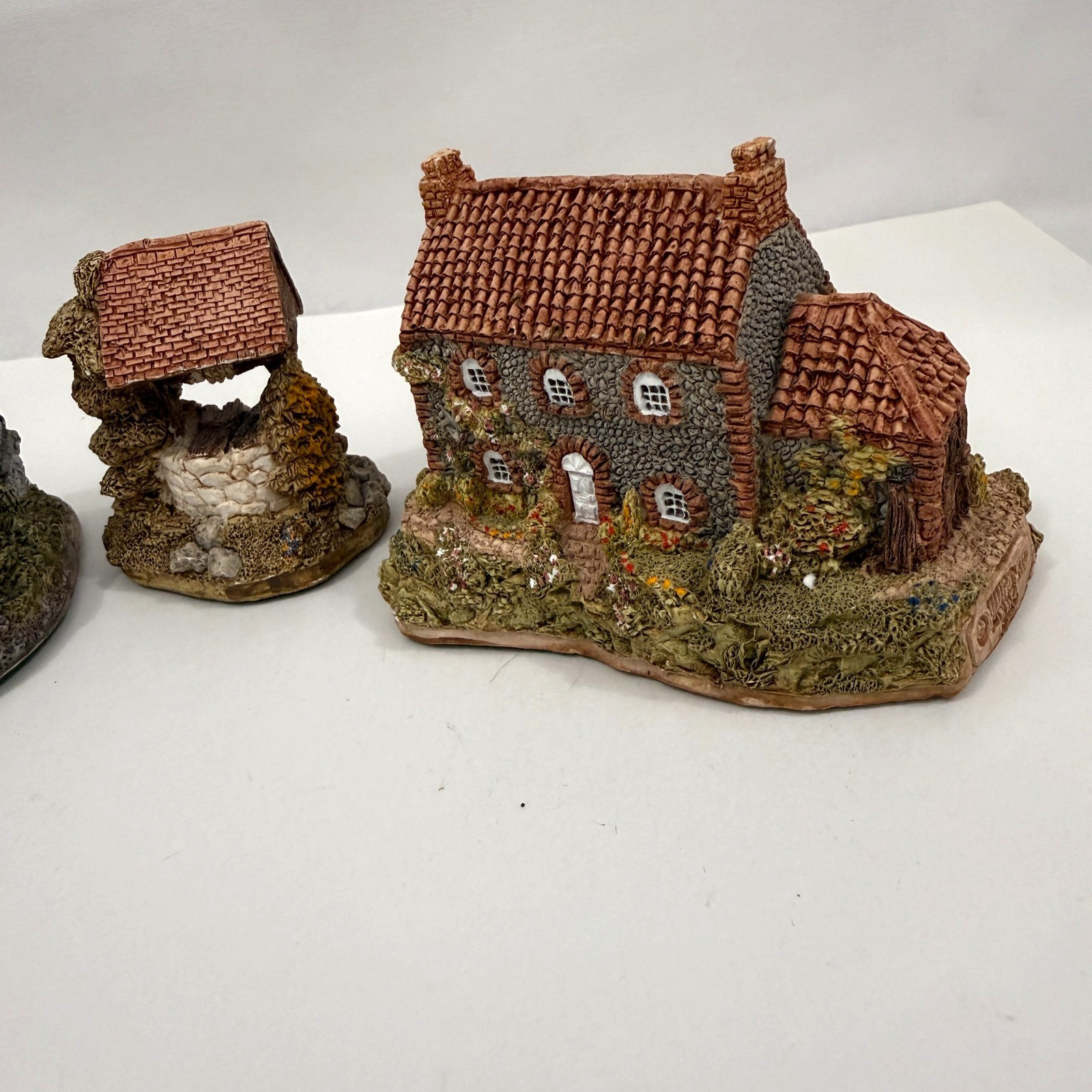 3 Lilliput Lane Tintagel Bay View Wishing Well All Signed David Tate MBE READ