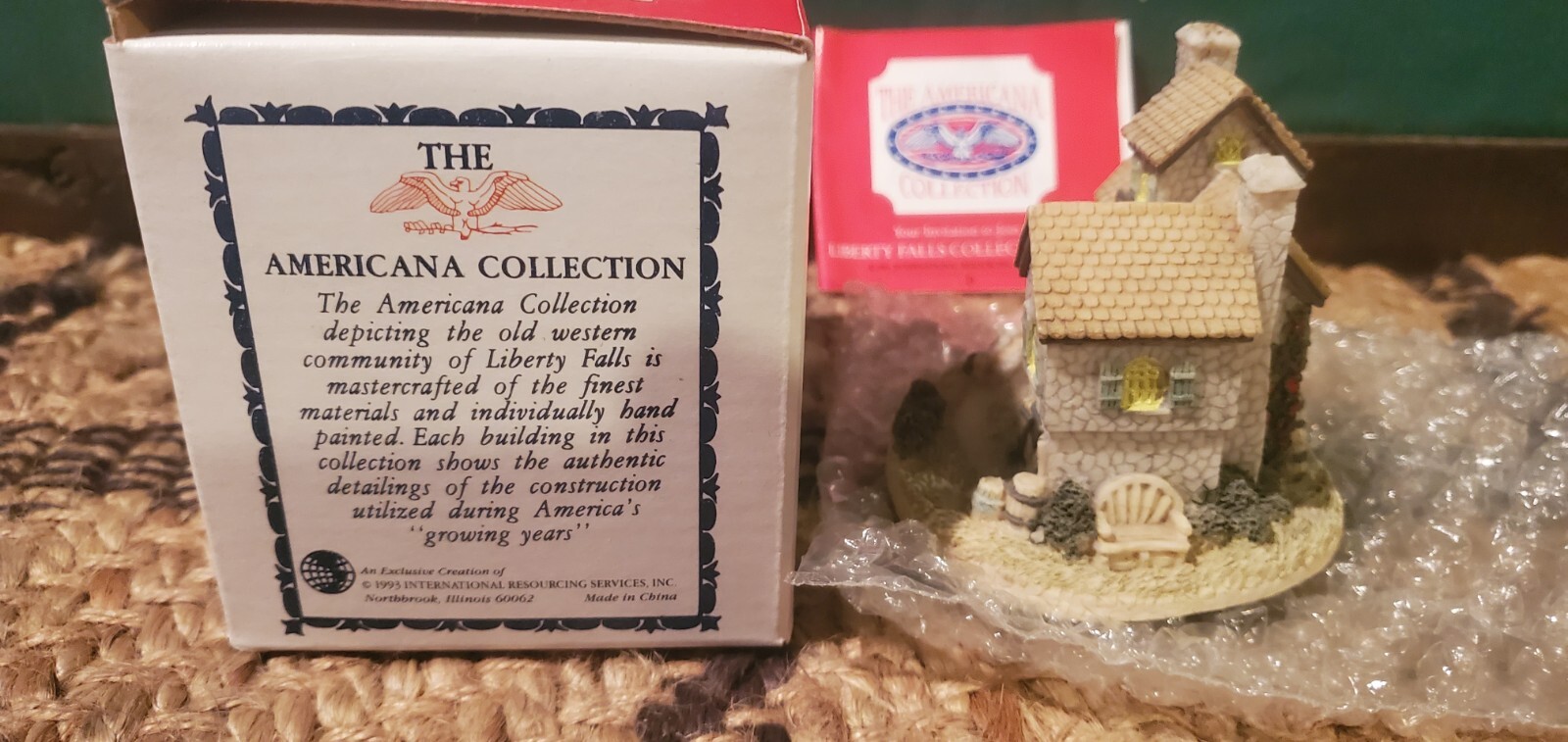 1993 Liberty Falls Miniature Village AH23 Duffy’s Mill The Americana Collection