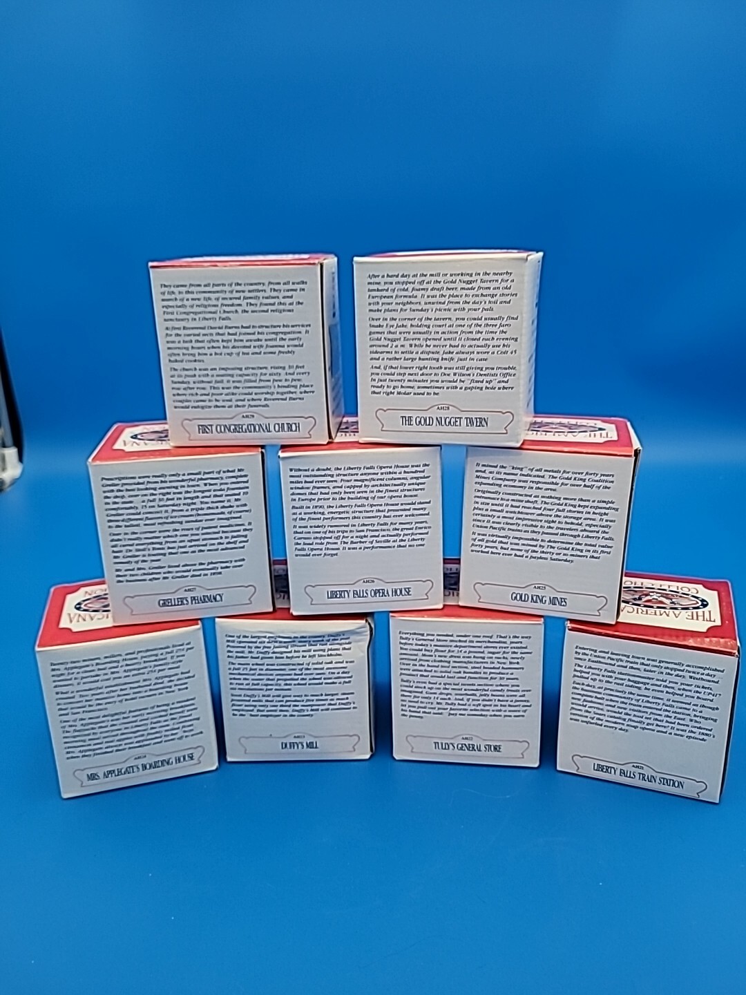 The Americana Collection- AH21 To AH29 – 1992 & 1993- 9 pieces