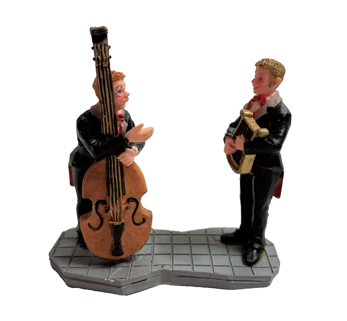 Lemax Christmas Village Figurine Musician Arriving #32659A Retired Vintage