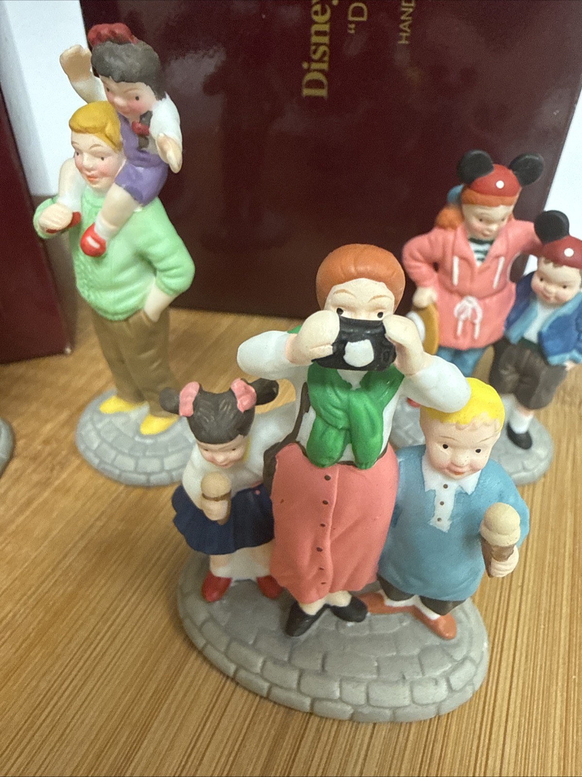 Dept 56 Disney Parks Village “Disney Parks Family” & “Mickey & Minnie”