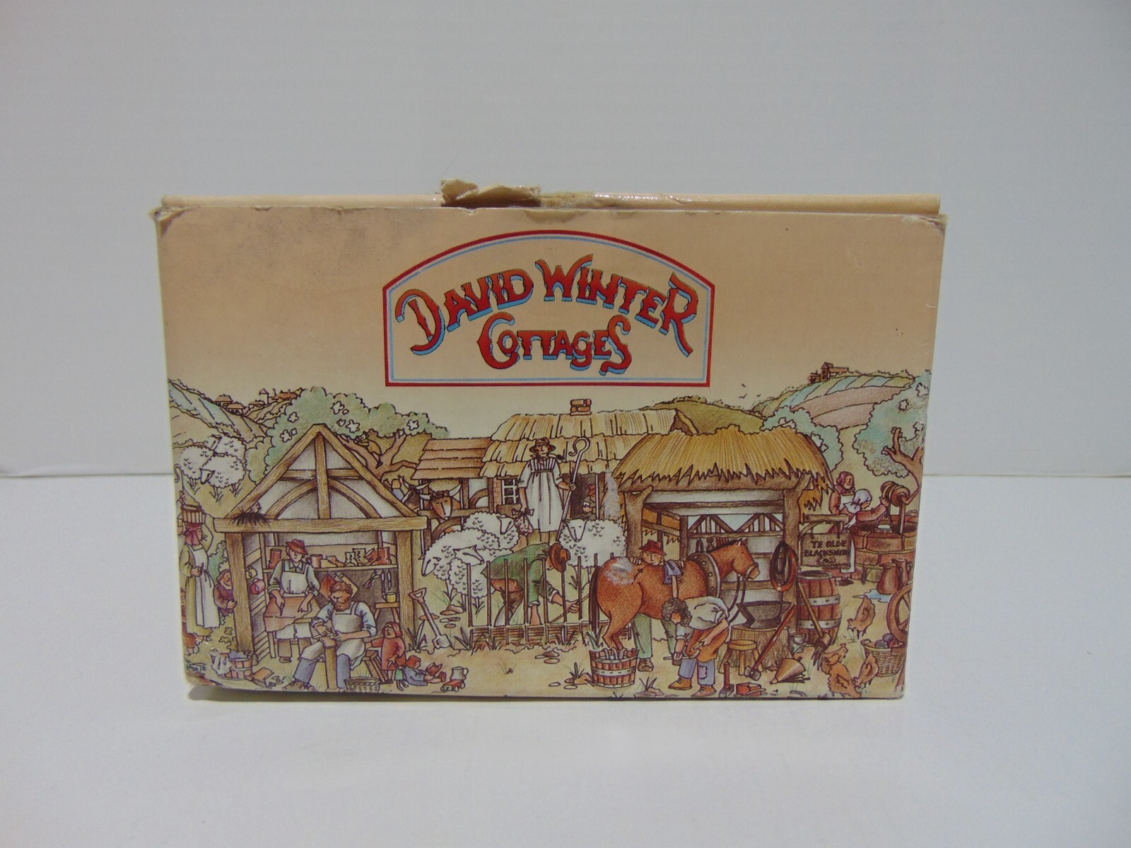 David Winter Cottages Wine Merchant 1980 Box COA John Hine