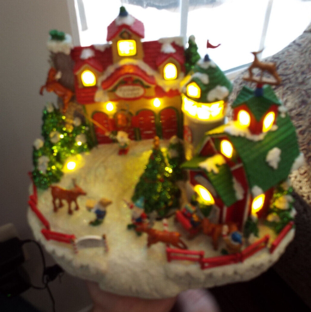 Cracker Barrel Animated Musical Reindeer Lodge Christmas NO MUSIC or ADAPTER