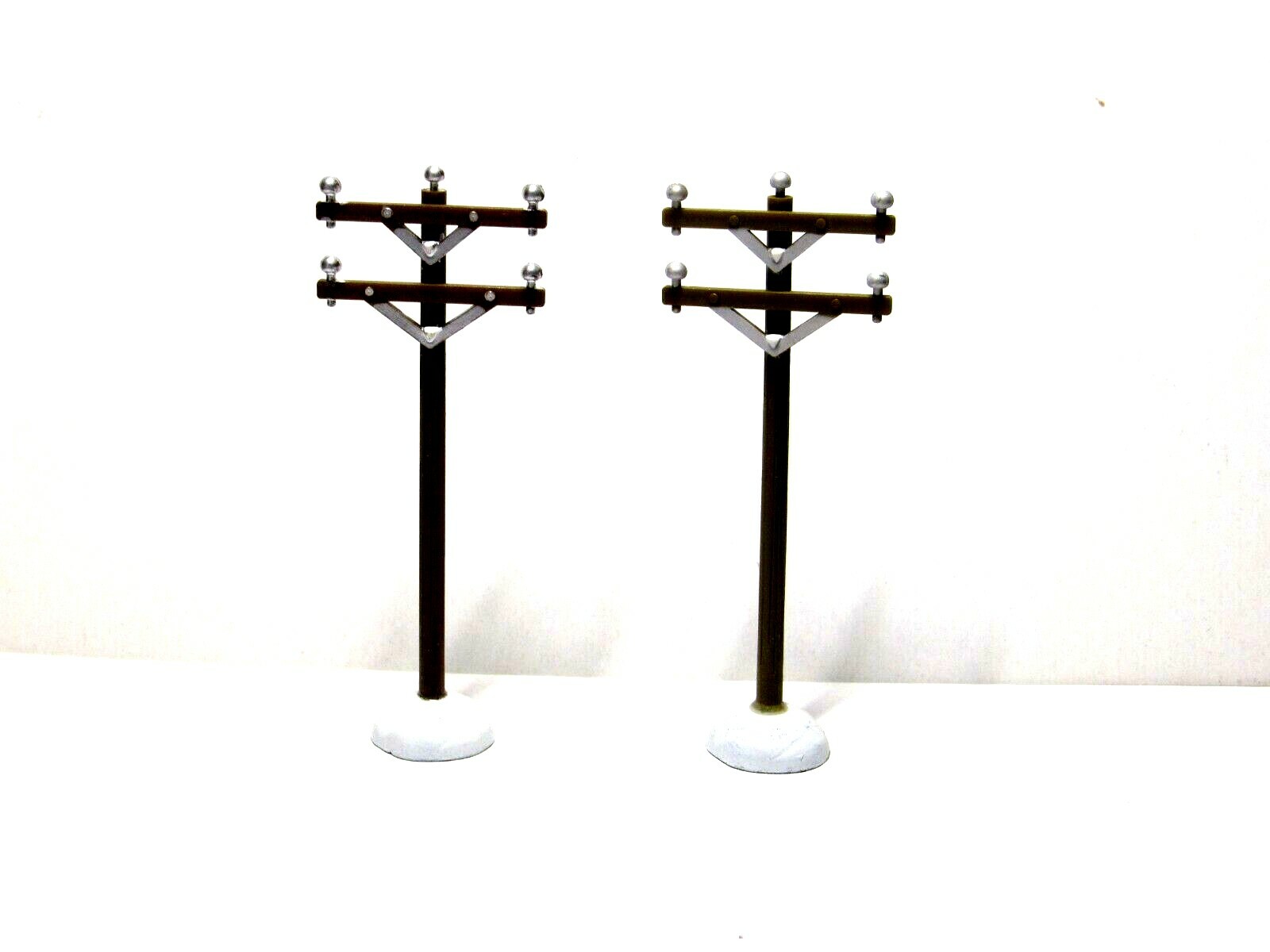 Lemax Christmas Village Scene Accessories Telephone Light Poles Retired