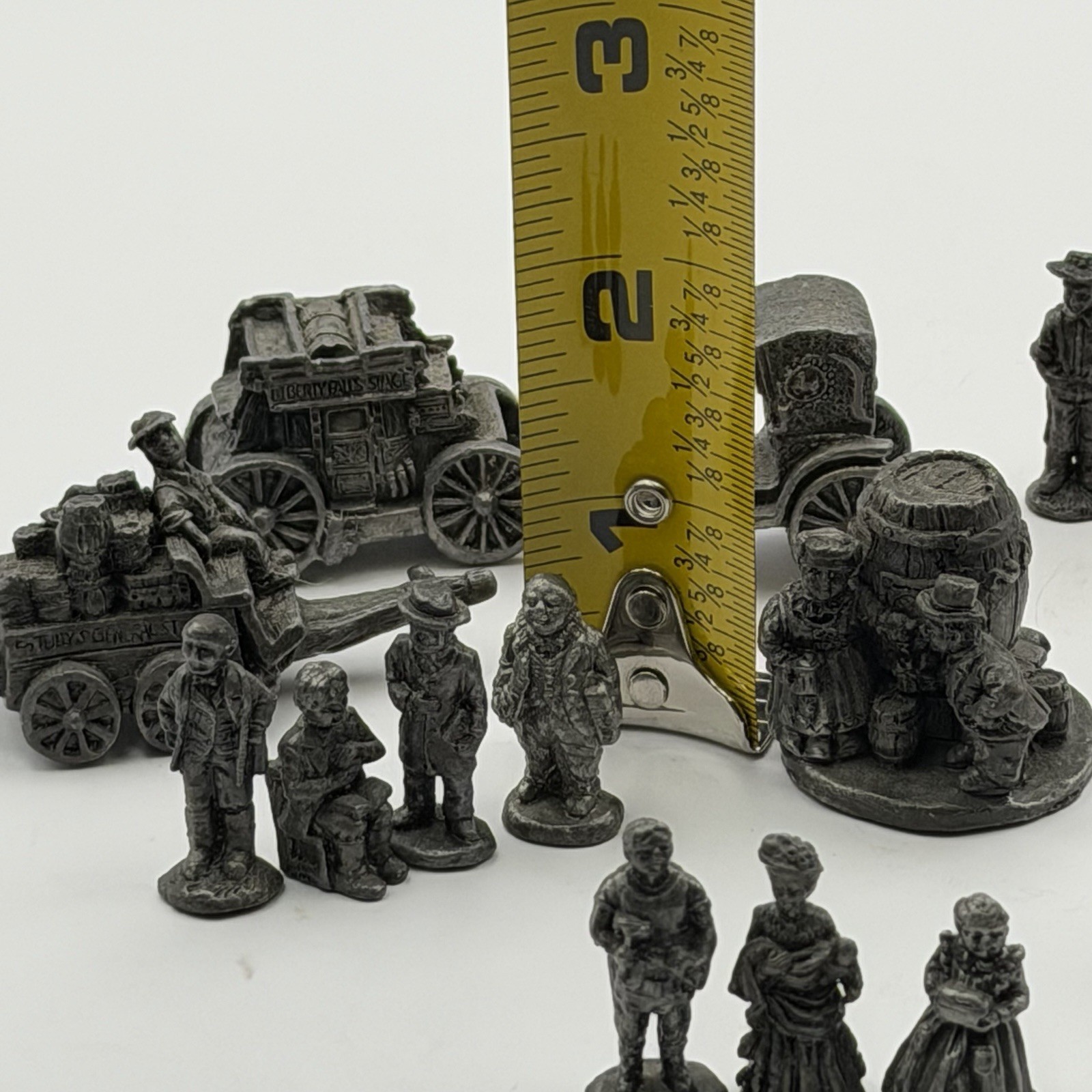 Vintage IRS China Miniature Victorian People Figures Lot of 17