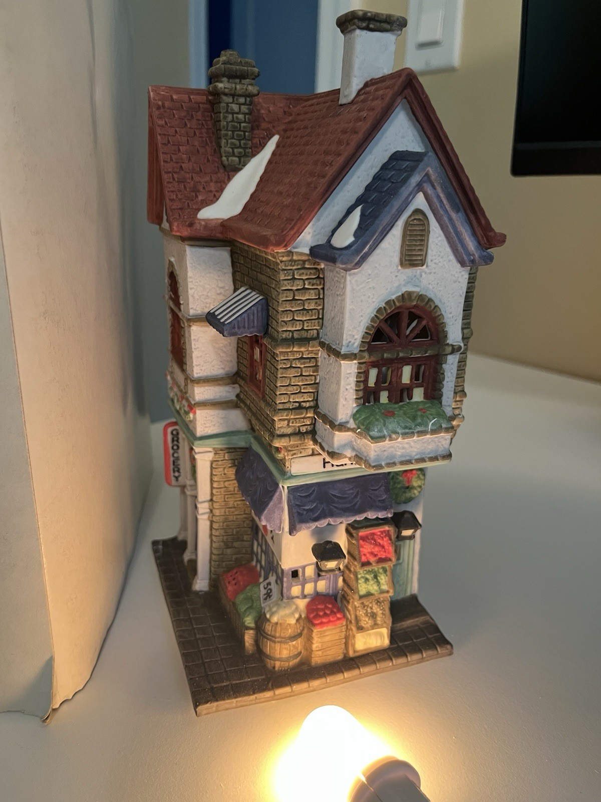 Dept 56 Corner Grocer Christmas In The City Heritage Village #59706 Hanks Market