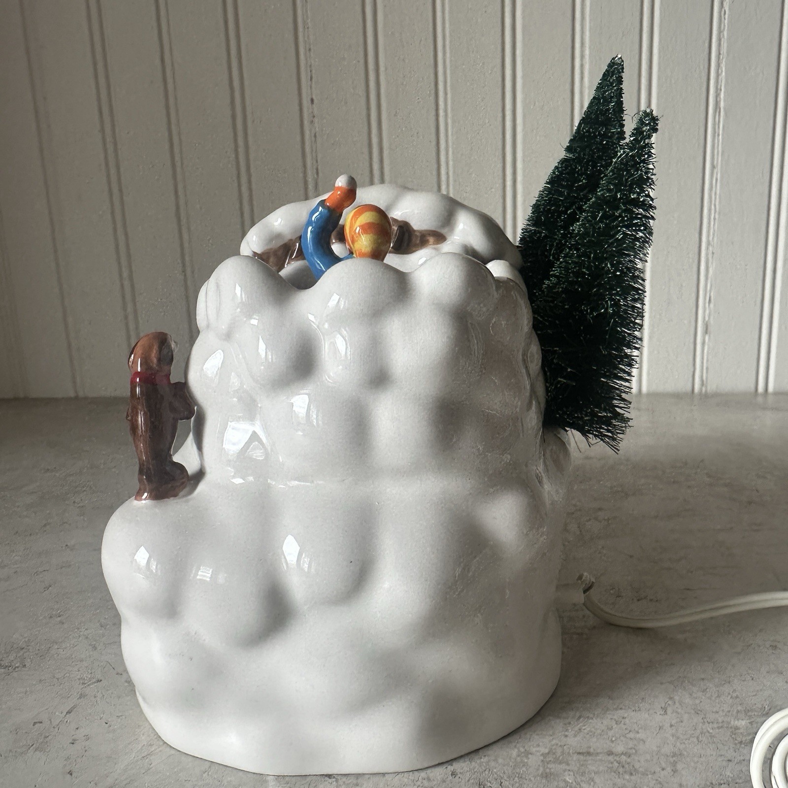 Dept 56 Rare Animated Snowball Fight 4020242 Snow Village Accessories New Unused