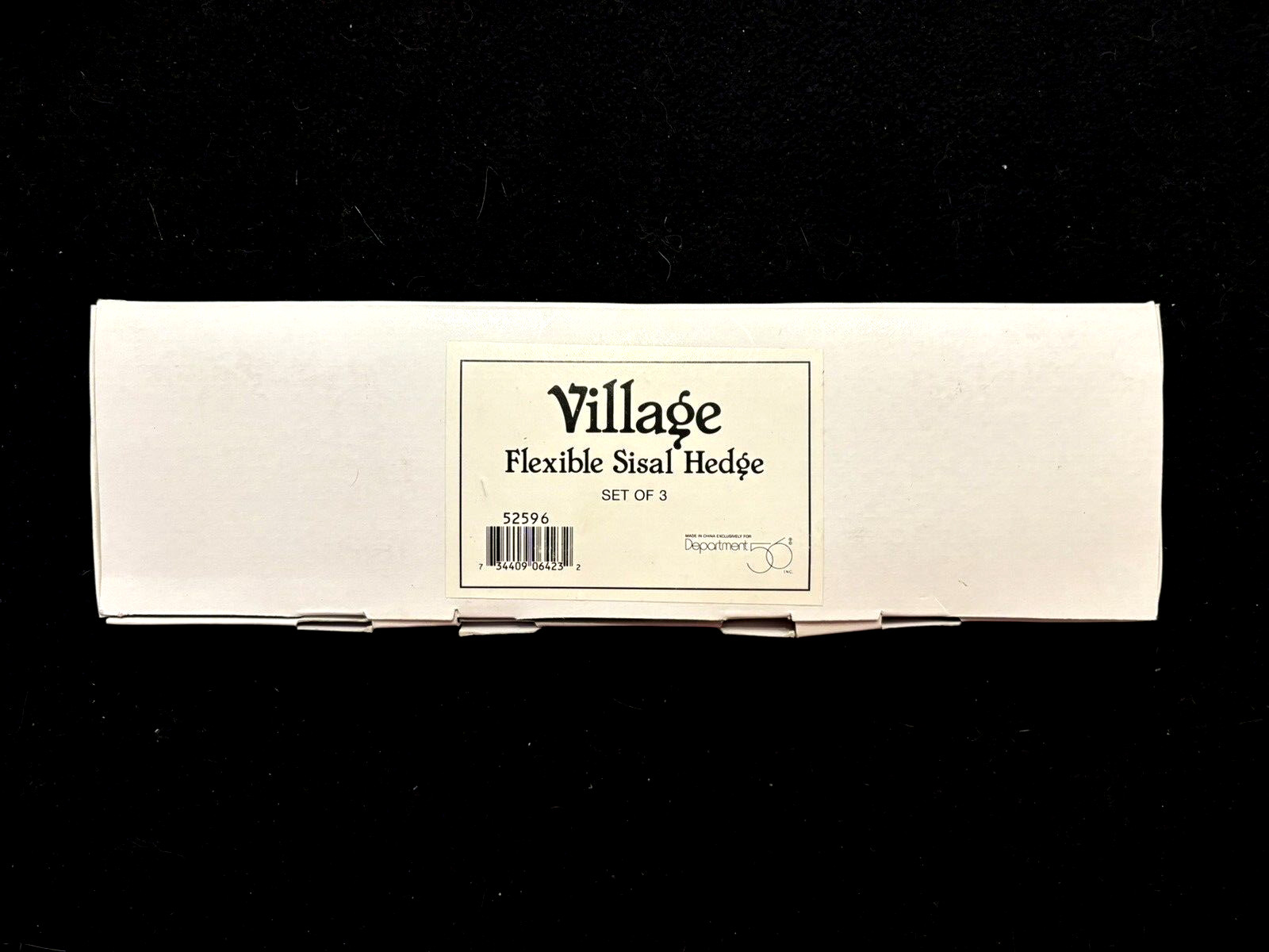 3 Sets of 3 Dept 56 Heritage Village 12″ x 1″ x 1″ Flexible Sisal Hedge #52596