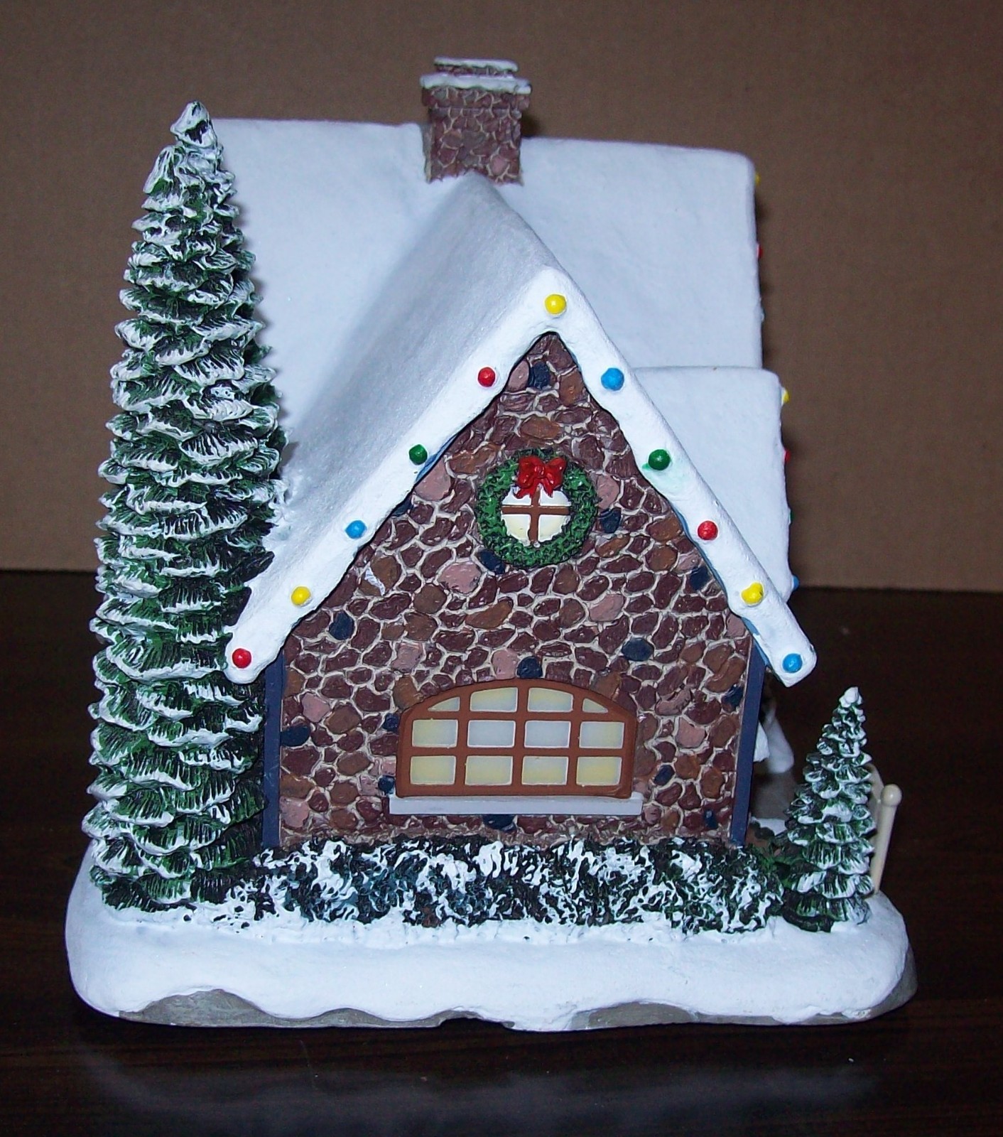 HAWTHORNE VILLAGE ‘Season’s Greeting Card Shop’ THOMAS KINKADE & Light