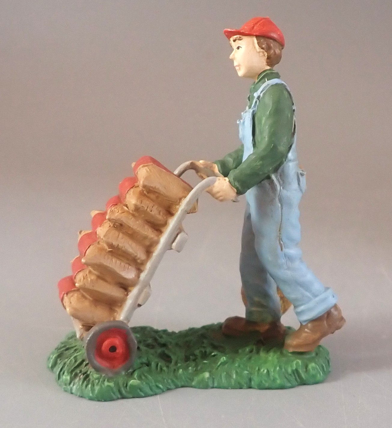 Cannon Valley Grain Elevator Feed Mill & Worker Midwest of Cannon Falls Lighted