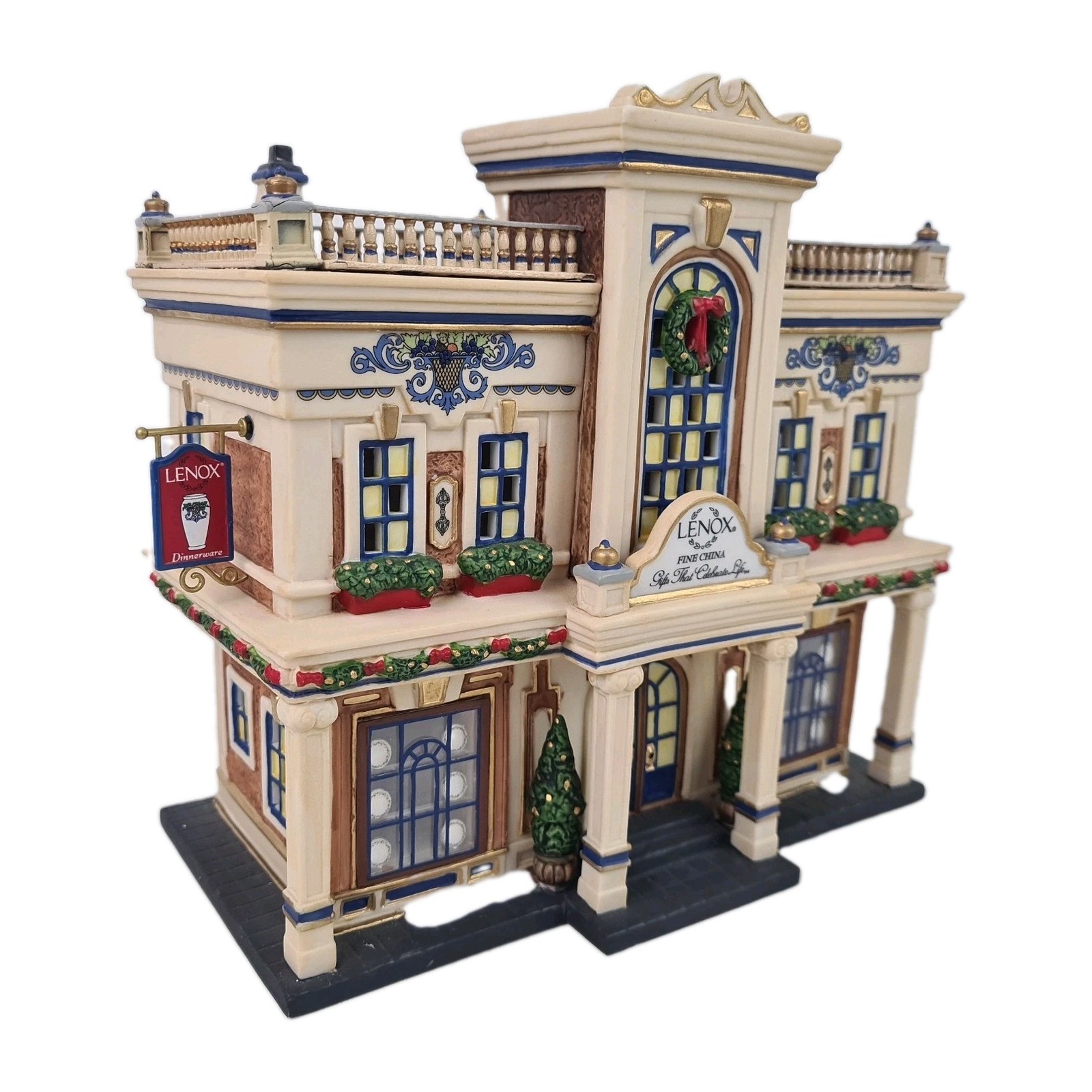 🚨 Department 56 “Lenox China Shop” 59263 Christmas In The City Lighted Building