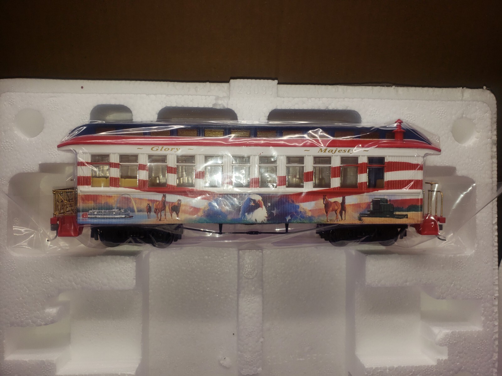 On30 Hawthorne Village Glory And Majesty Observation Car Train Car new On30