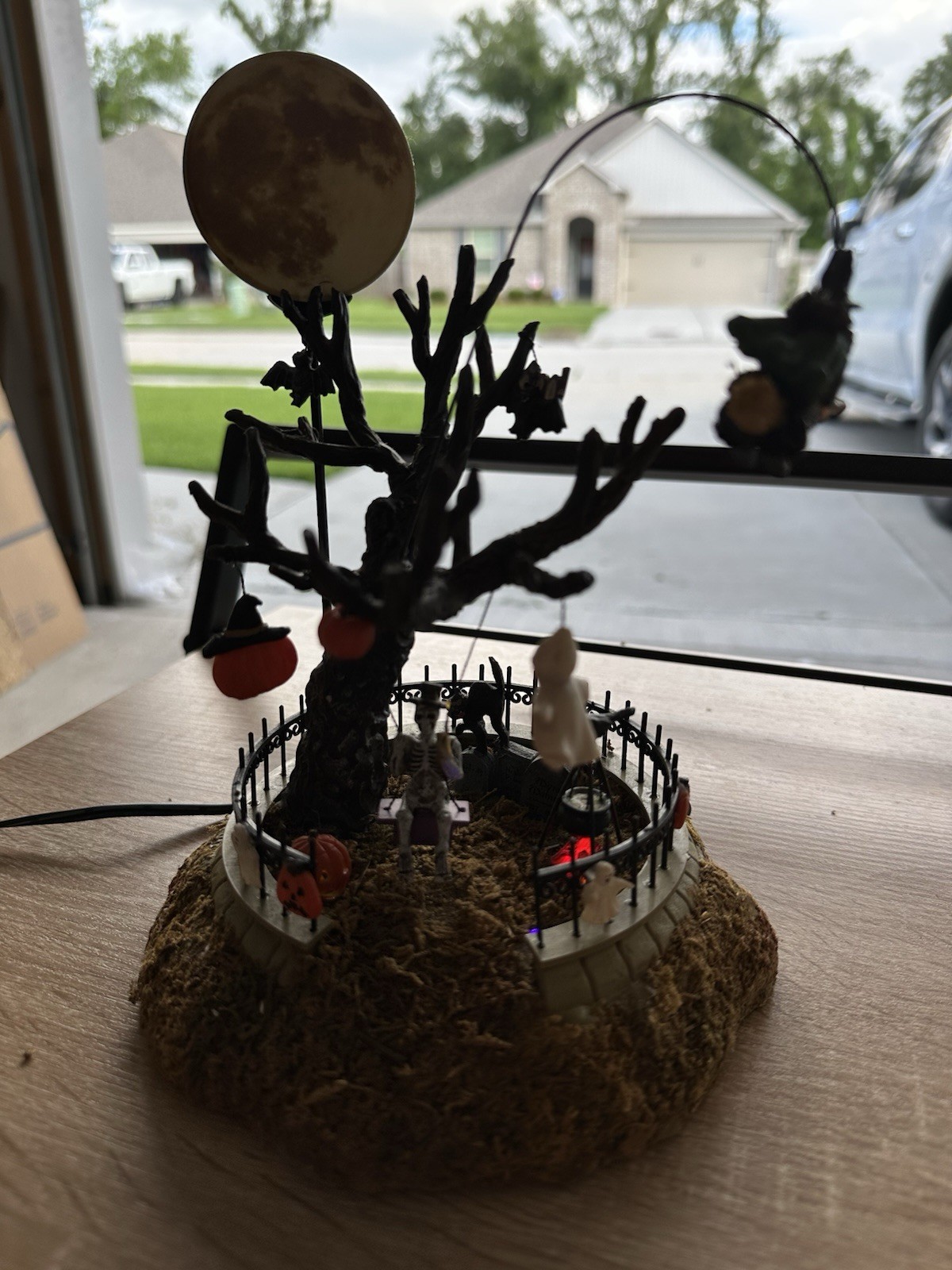 Witch’s Joyride – Pumpkin Hollow Halloween by Lemax with Original Box