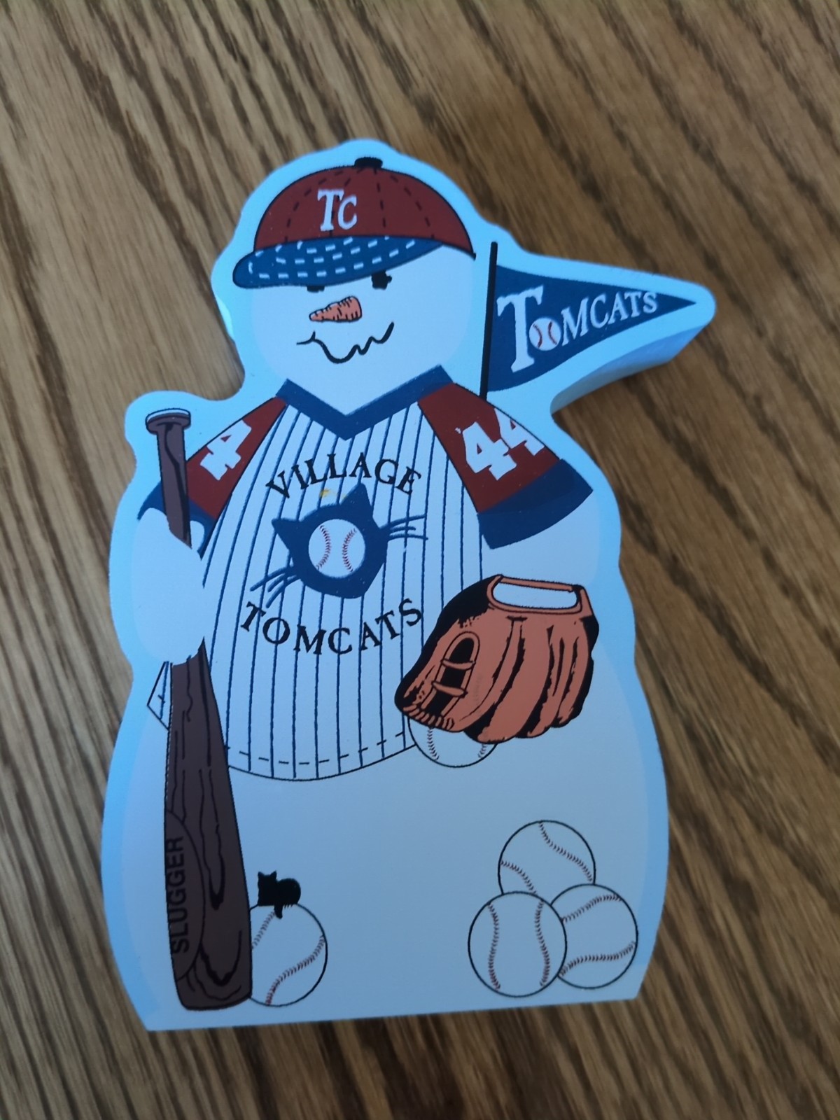 Snowman Collection Cat’s Meow lot Of 5 Get Well Baseball DC Bird Watch Angelic