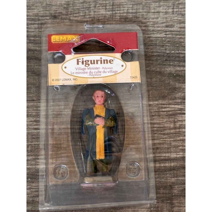 Lemax Village Minister Polyresin Figurine 72425 Christmas Village 2007 Retired