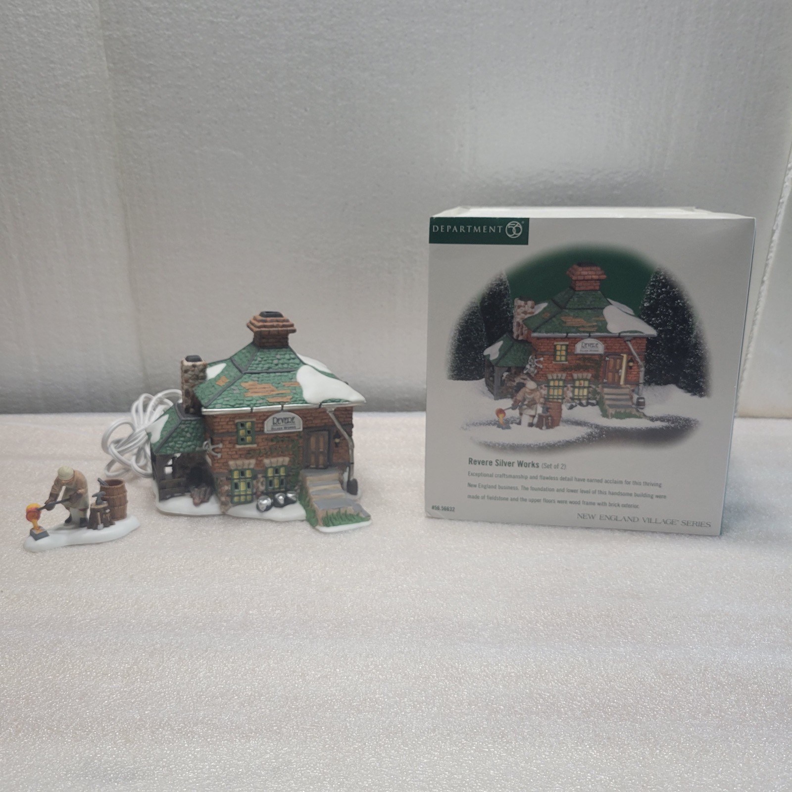 Dept 56 Revere Silver Works New England Village 56632