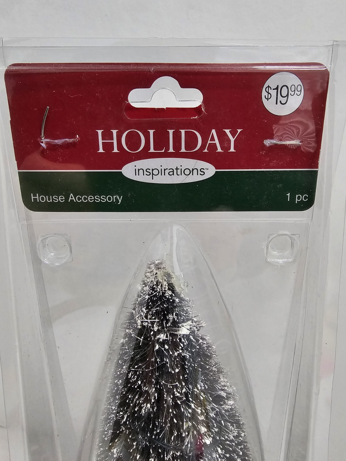 Holiday Inspirations 9″ Light Up Bottle Brush Tree From JoAnns Christmas Decor