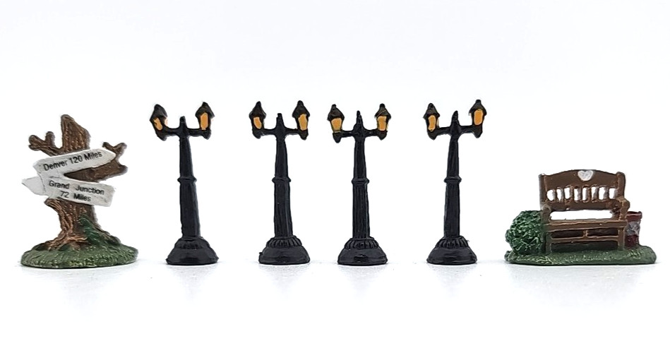 Liberty Falls 1995 The American Collection Miniature Accessory Set• #AH50• 6‑Pcs
