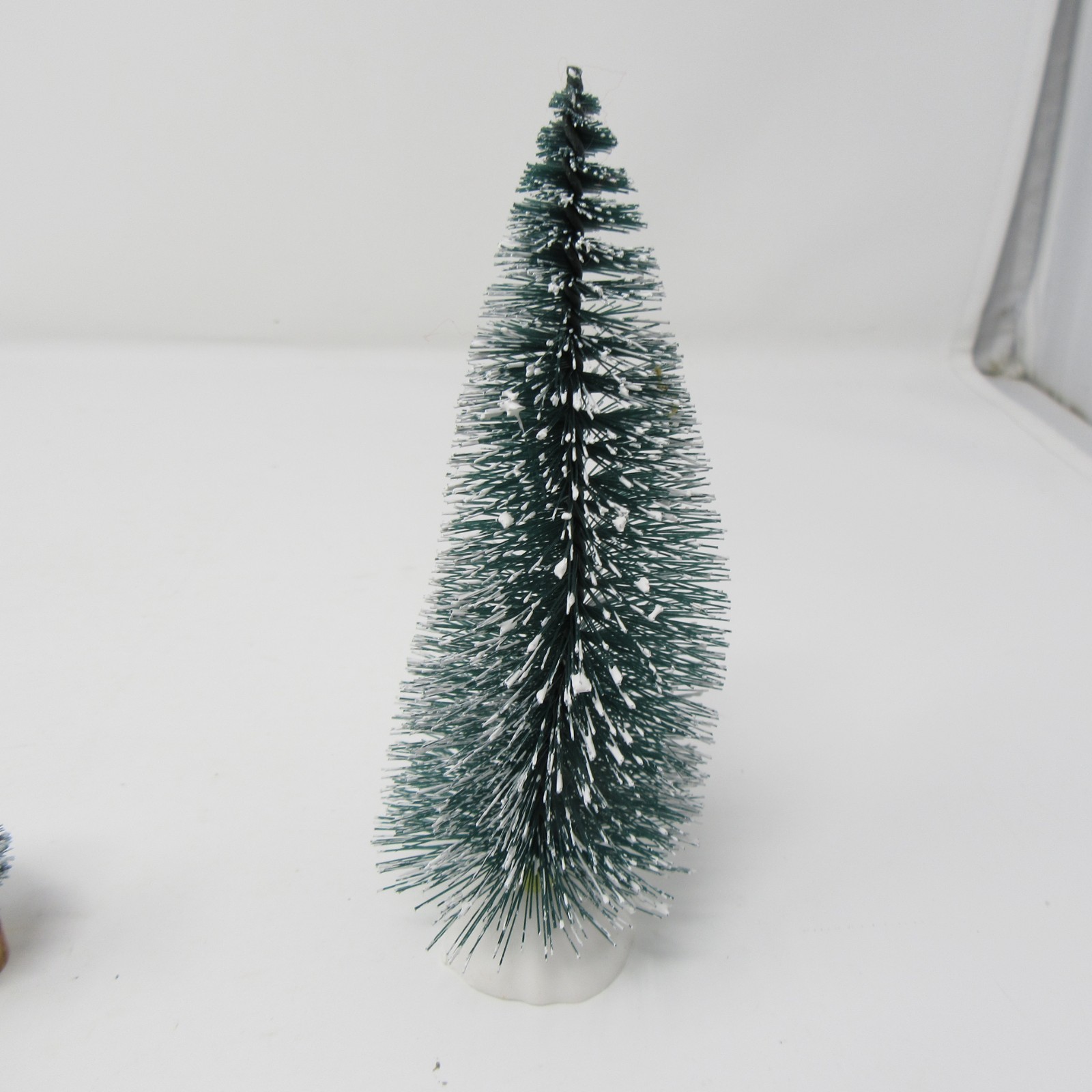 Bottle Brush Mini Trees Snow Flocked Christmas Village 2.5 to 6″ set of 6