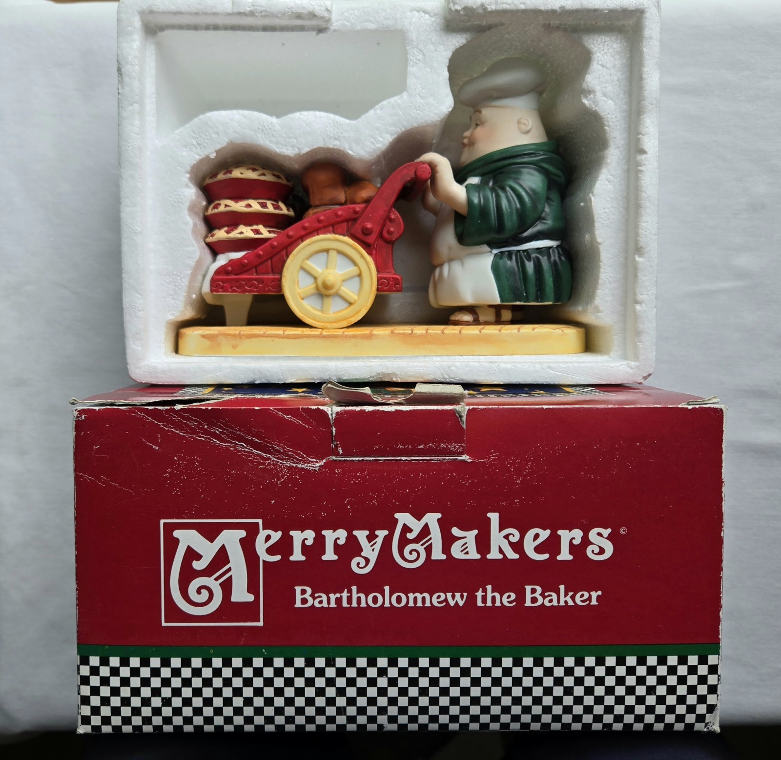 Department 56 Merry Makers Christmas Village (9366-1) Bartholomew the Baker