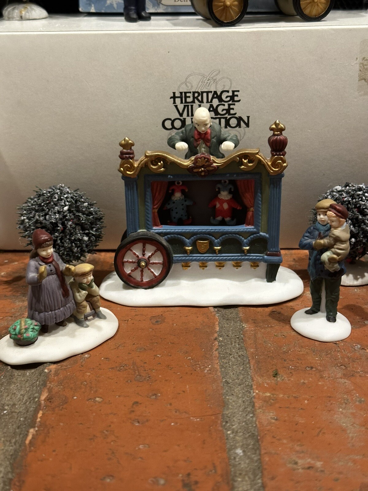 EUC DEPT 56 RET. HERITAGE VILLAGE TOWN TINKER PUPPETEER & PEDDLERS VILLAGE ACCS.