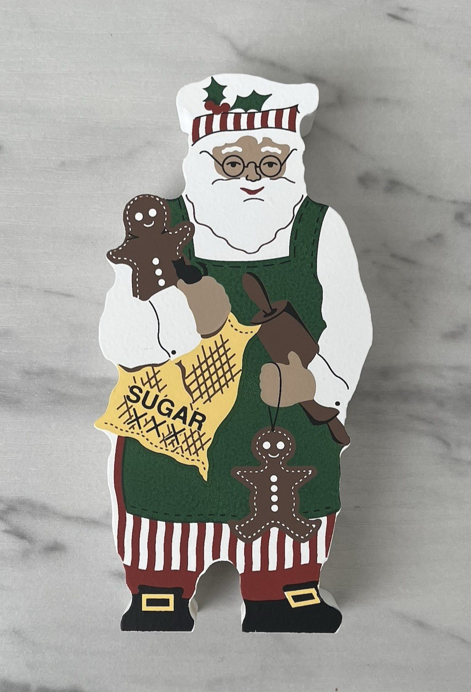 Cat’s Meow Gingerbread Santa Christmas 2000 Celebration of Childhood Numbered