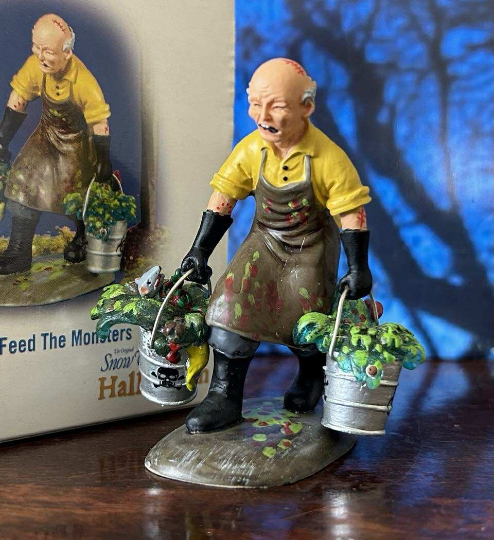 DEPT 56 Halloween TIME TO FEED THE MONSTERS! Slop, Spooky, Creepy, Scary