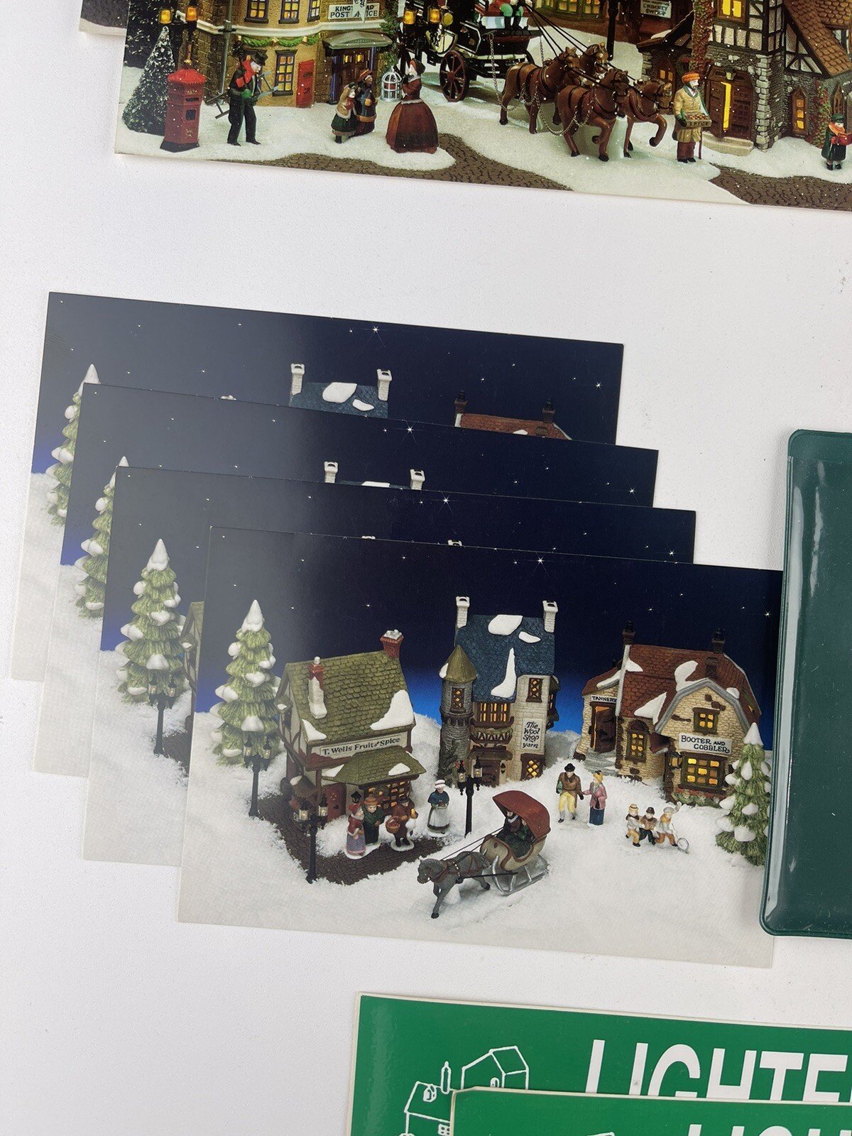 Dept 56 Heritage Village 1995 Greenbooks Collectors Wishlist, Stamps & Postcards