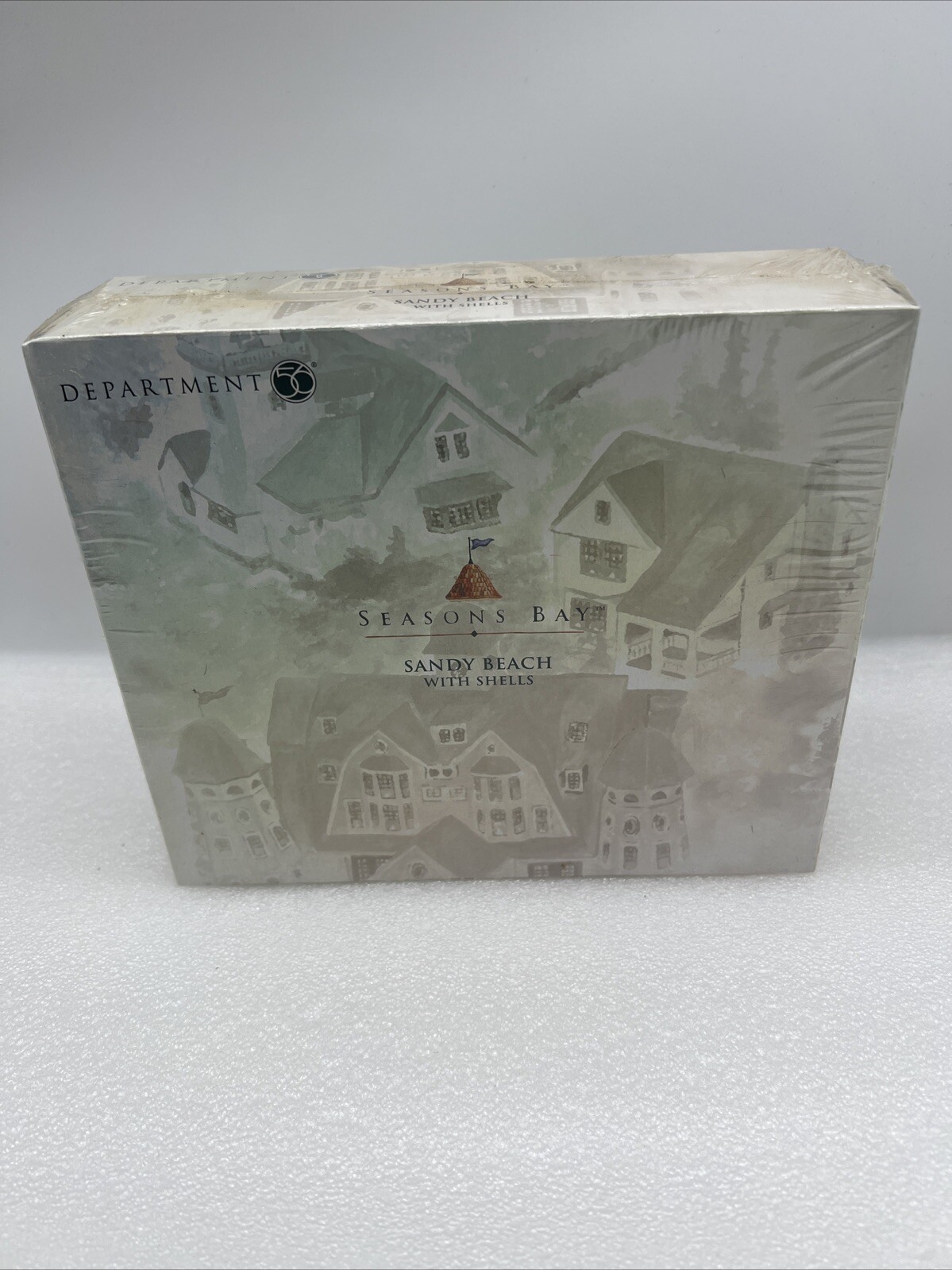 Department 56 Seasons Bay SANDY BEACH with Sand & Shells #53433 Retired