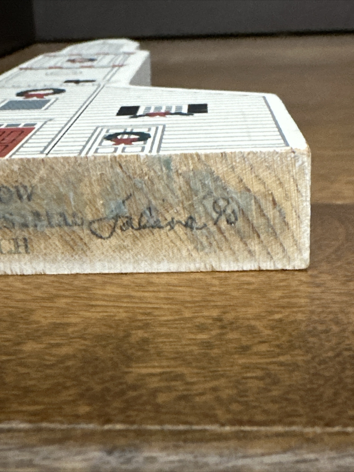 Cat’s Meow St. John’s Church Colonial Virginia wooden Shelf Sitter Faline Jones