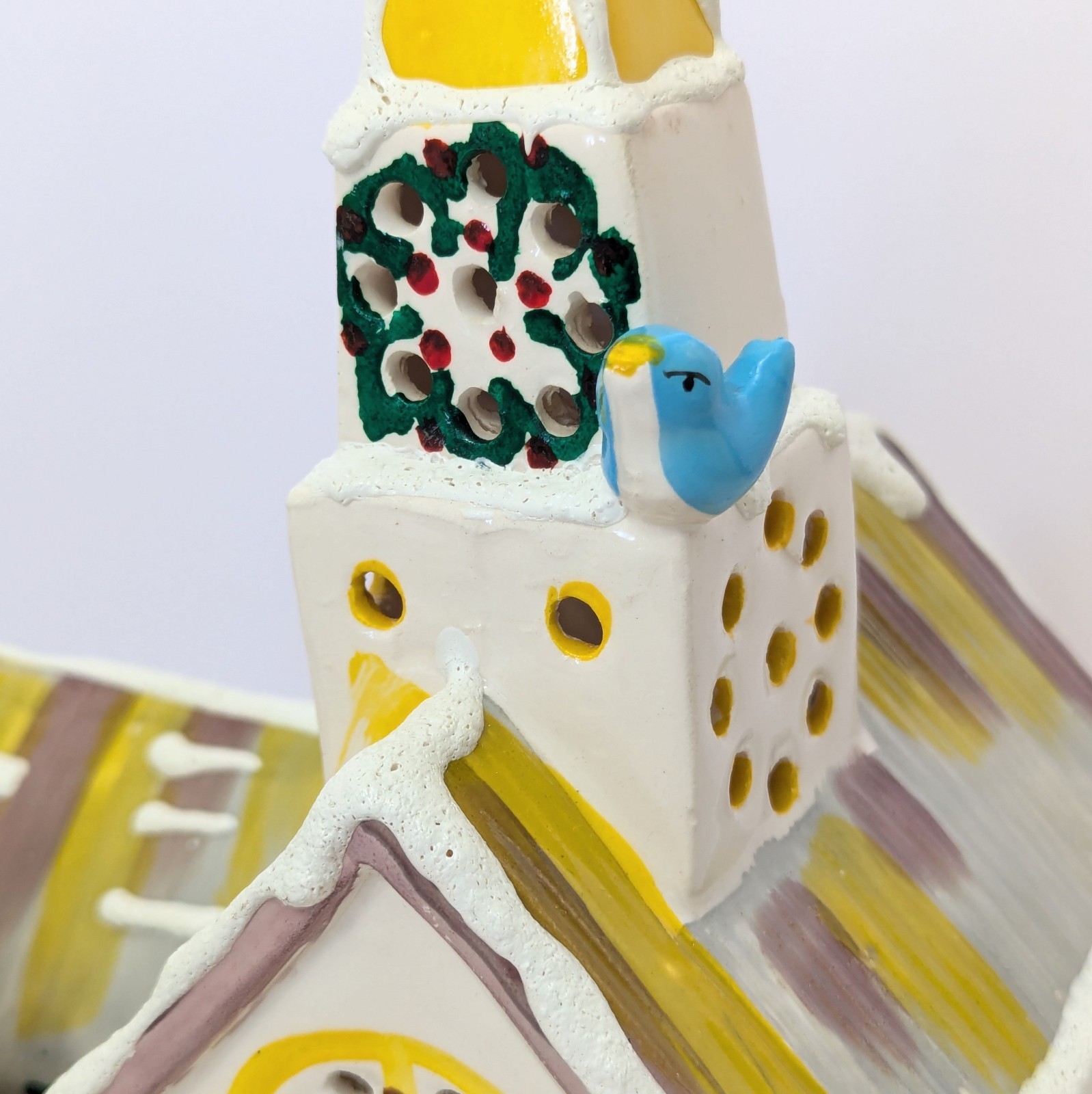 Dept 56 Original 1976 Steepled Church Snow Village 10″ Lighted Building RARE
