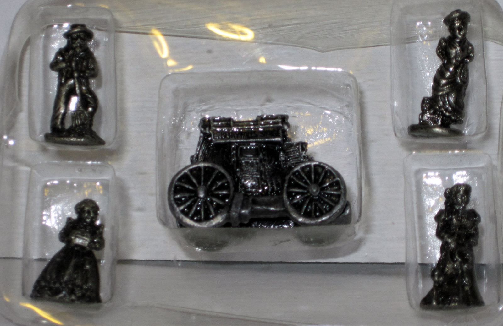 5 Pewter Figures AH48 MIB 1994 Liberty Falls Stagecoach Smoots Swanson Watkins