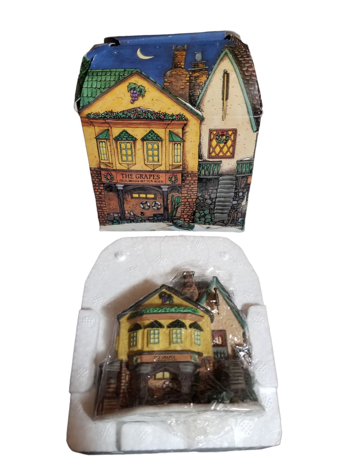 Dept. 56 Charles Dickens Heritage The Grapes Inn Christmas Ornament 1996