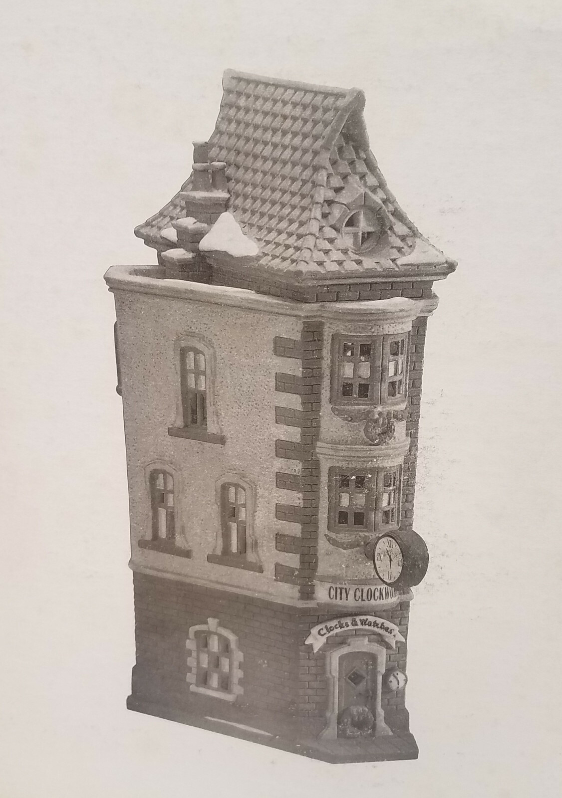 DEPT 56 CHRISTMAS IN THE CITY VILLAGE CITY CLOCKWORKS NIB