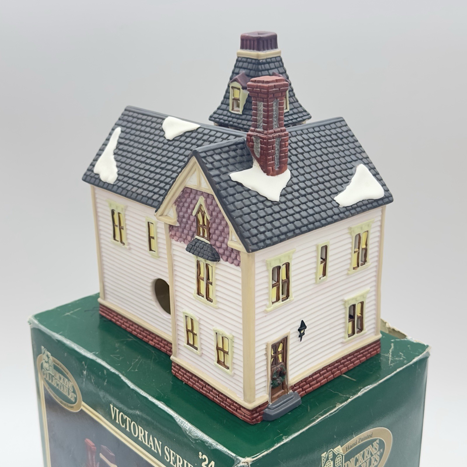 Christmas Village Dickens Collectables Victorian House 1998 GC 383-8315 NO LIGHT