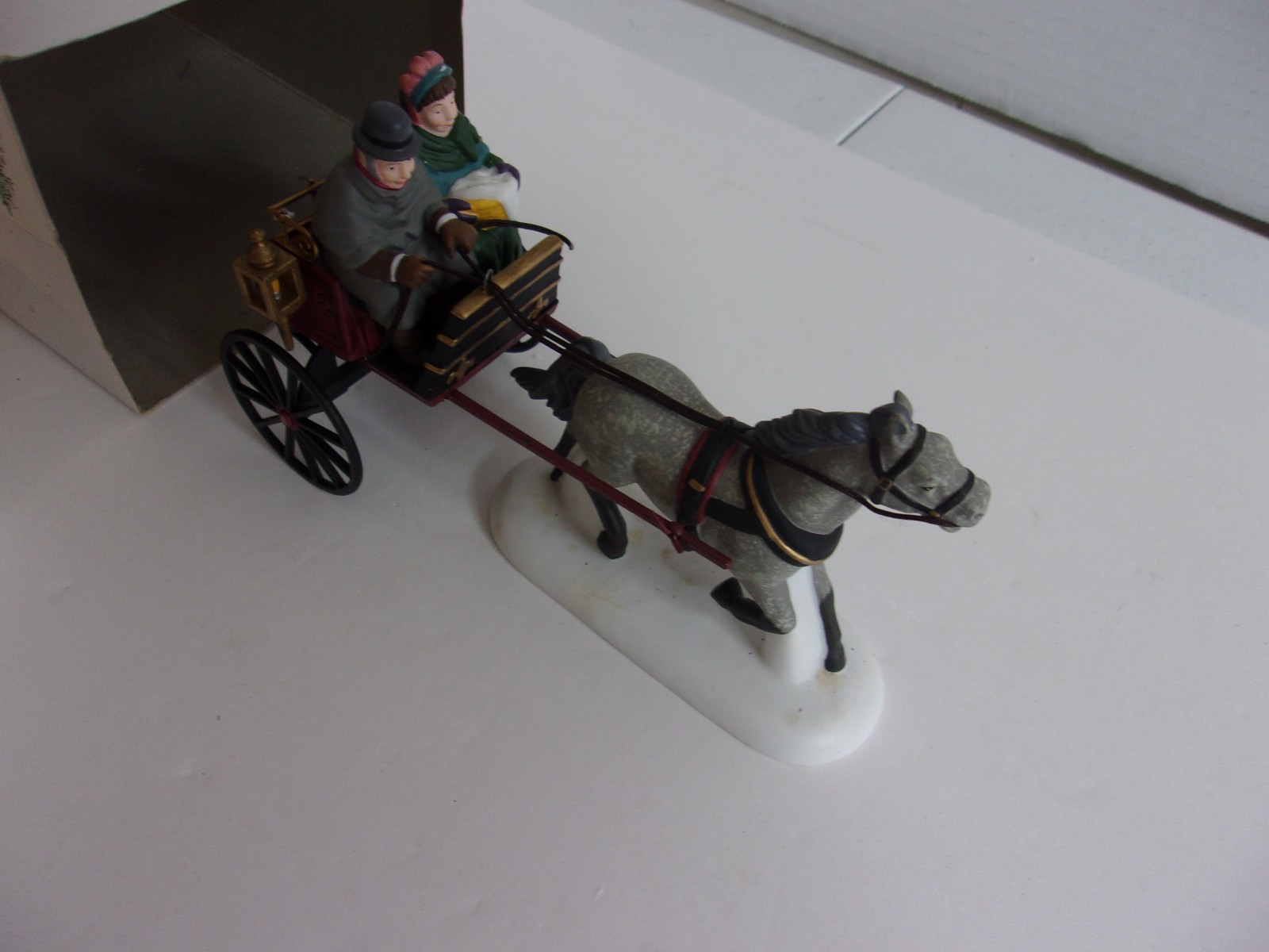 Dept 56 Heritage Village Collection Red Christmas Sulky 58401