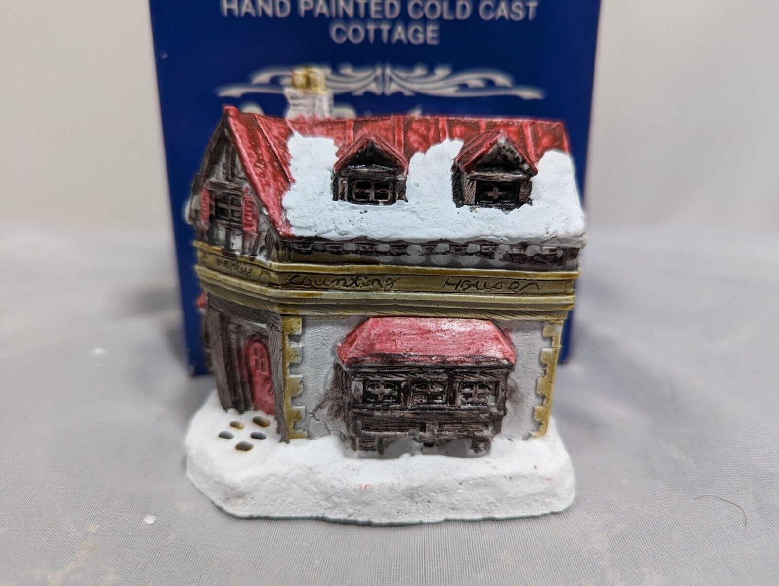 A Dickens Christmas Collection Scrooge Counting House 1988 RSVP Cast Cottage