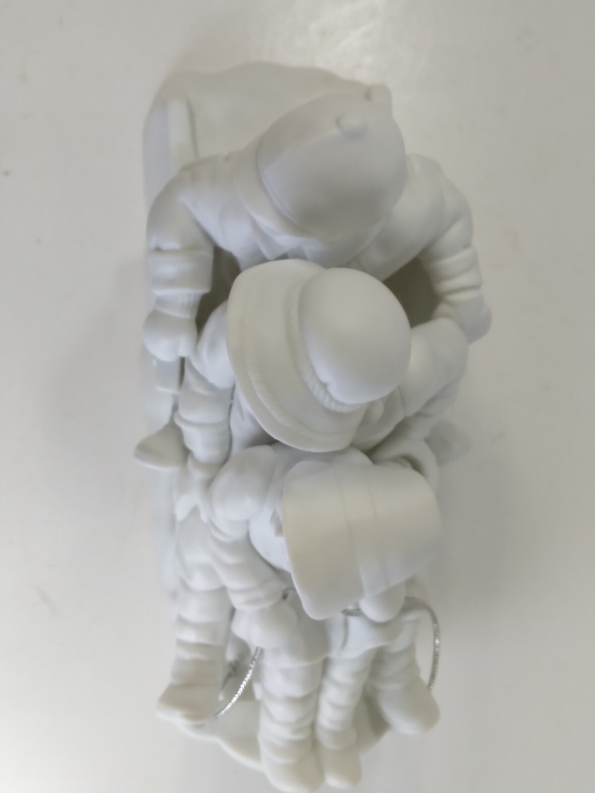 Dept 56 Christmas Winter Silhouette Sledding In The Snow White Figurine 78492