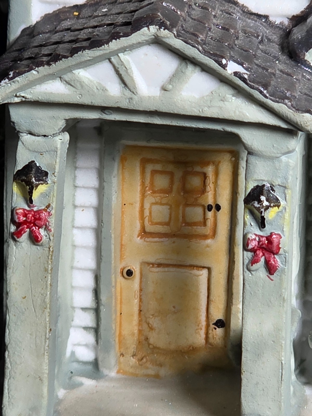 Porcelain Lighted Church Christmas Village by Lemax Dickensvale 1994