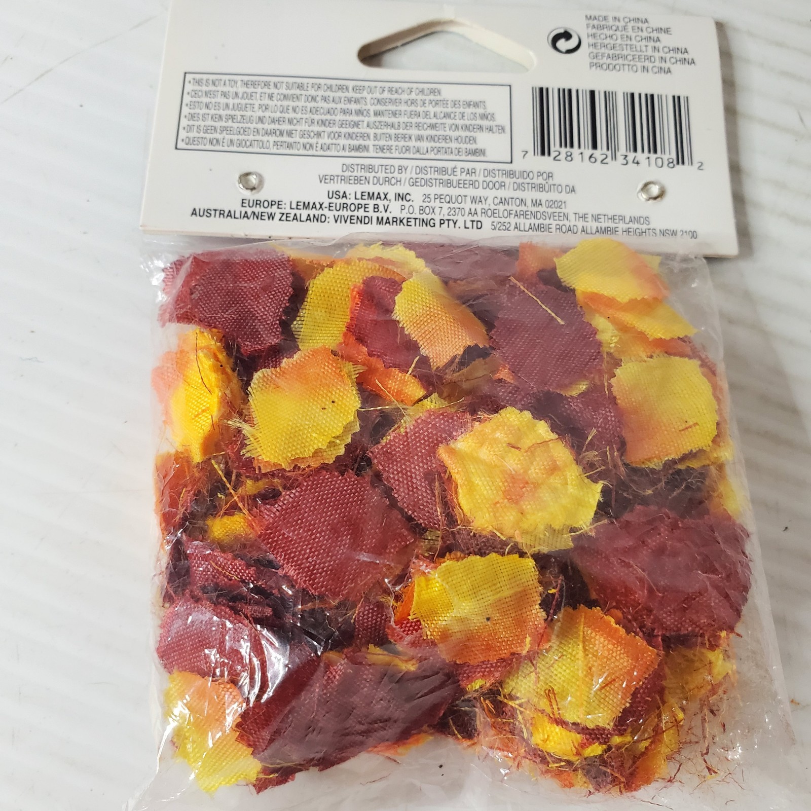 Lemax Spooky Town Autumn Fall Leaves New Sealed Pack