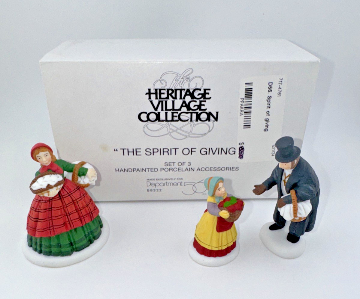 Department 56 Heritage Village Collection The Spirit Of Giving Accessories