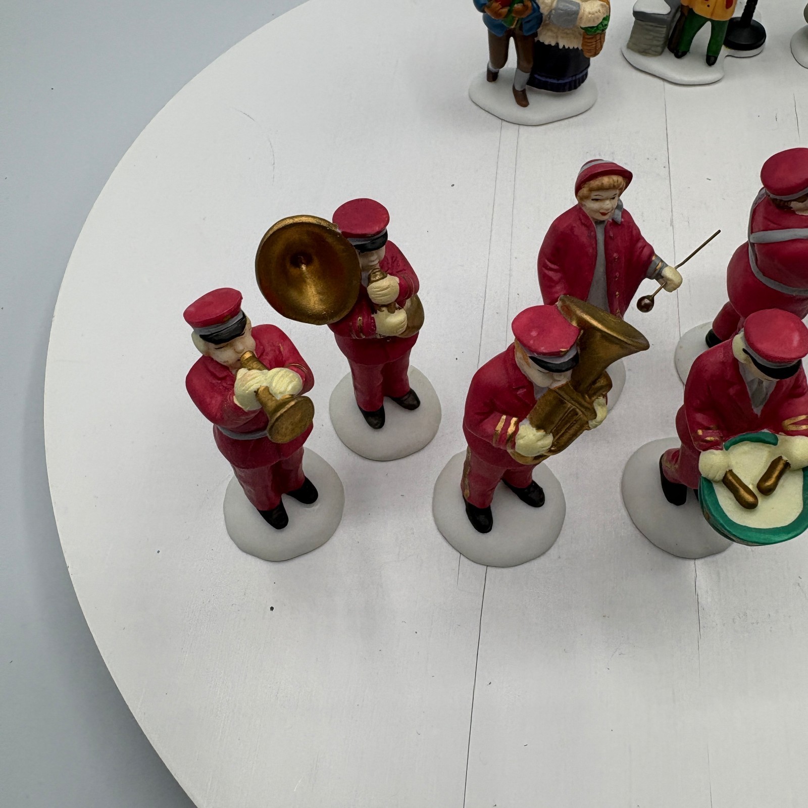 Christmas Heritage Village Salvation Army Band Carol Singing Figurines