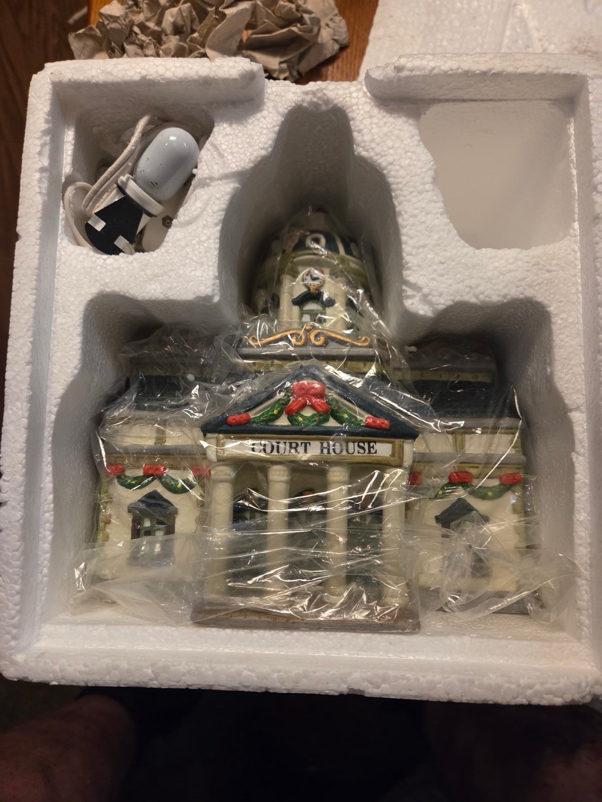 Copperfield Keepsake Porcelain Lighted Country Court House