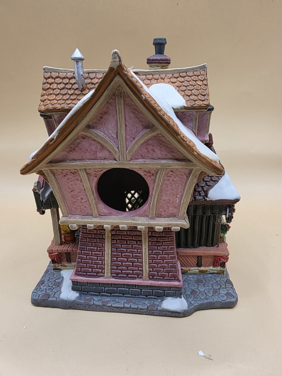 Lemax Coventry Cove Charlotte’s Flower Shop 2003 Porcelain Lighted House In Box