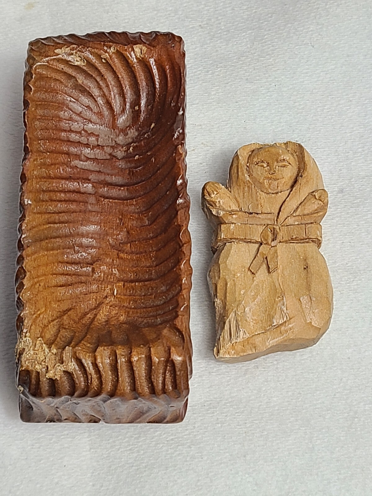 Vintage Wood Nativity Set Hand Carved 9 Pieces Camel Three Wise Baby Jesus