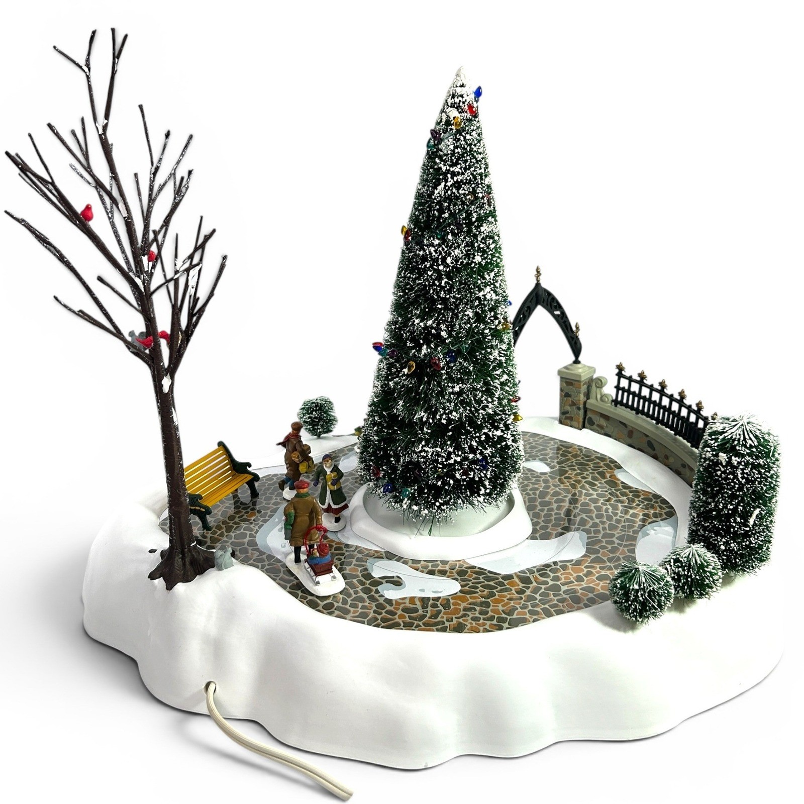 Department 56 All Around The Park Village Animated Accessory Set Complete Works